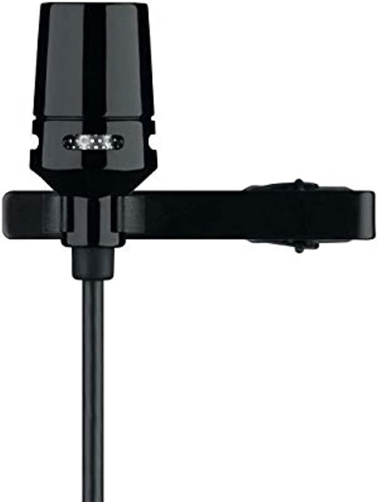 Alt view image 10 of 17 - Shure CVL Centraverse Lavalier Condenser Microphone with Tie Clip #CVL-B/C-TQG