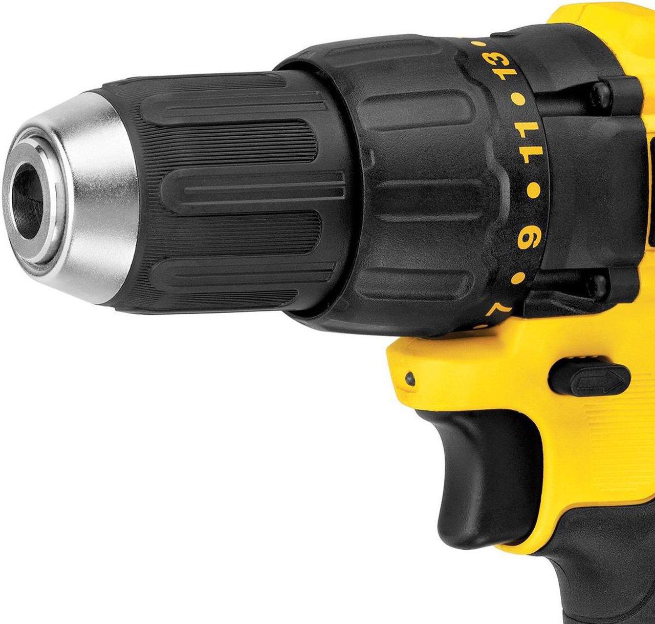 Alt view image 14 of 20 - Black & Decker/Dewalt DCD777C2 Max 20-Volt Compact Drill Driver Kit, Brushless Motor, 2 Lithium-Ion Batteries