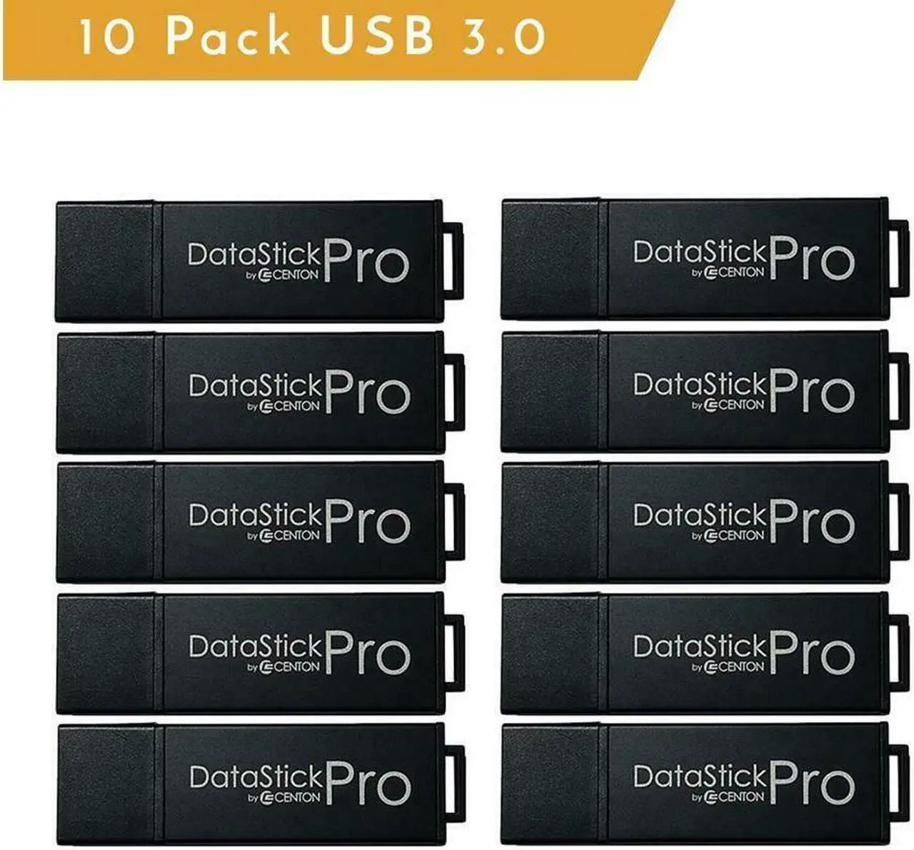 Alt view image 5 of 20 - Centon MP ValuePack USB 3.0 Pro (Black) , 32GB x 10