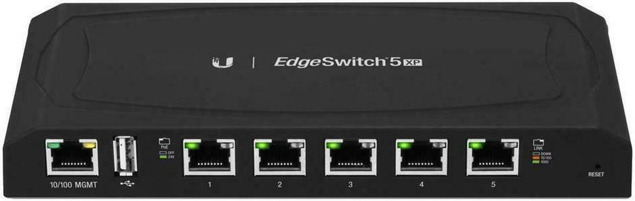 Alt view image 11 of 20 - Ubiquiti EdgeSwitch XP 5 Gigabit 24V PoE Ethernet Switch - ES-5XP