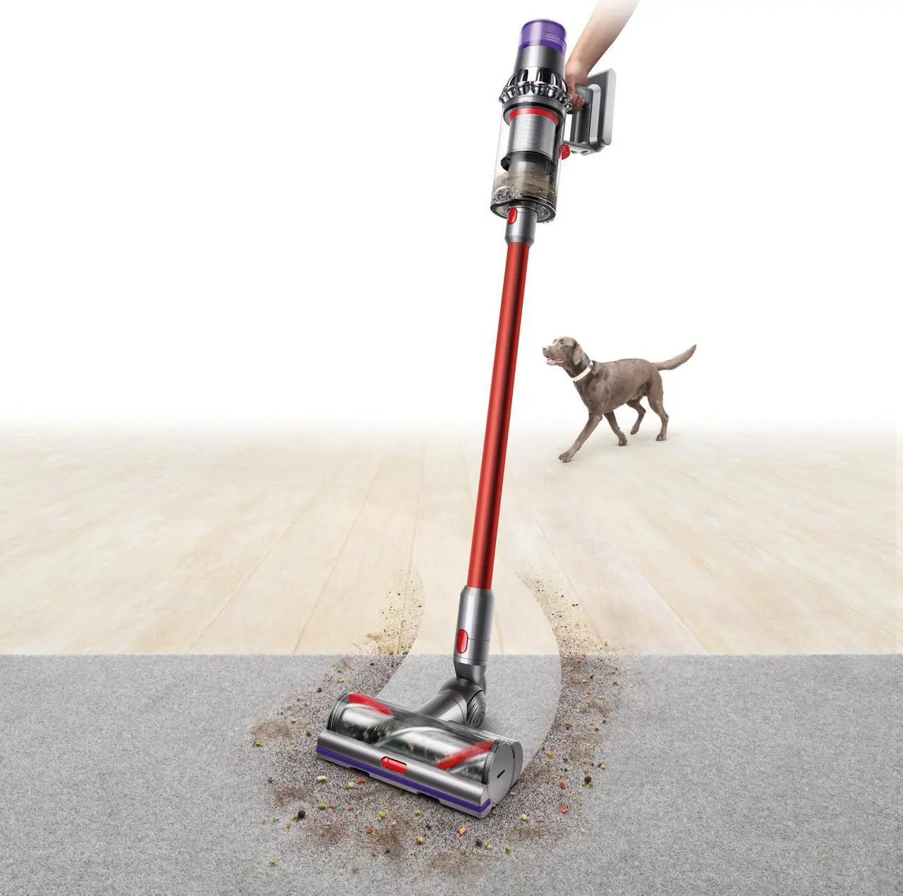 Alt view image 5 of 7 - Dyson V11 Animal + Cordless Vacuum | Red