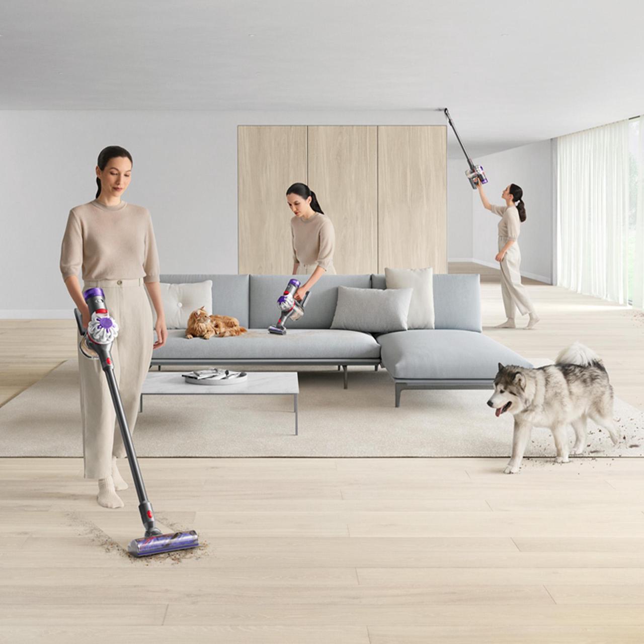 Alt view image 5 of 7 - Dyson V8 Absolute Cordless Vacuum | First Generation | Silver