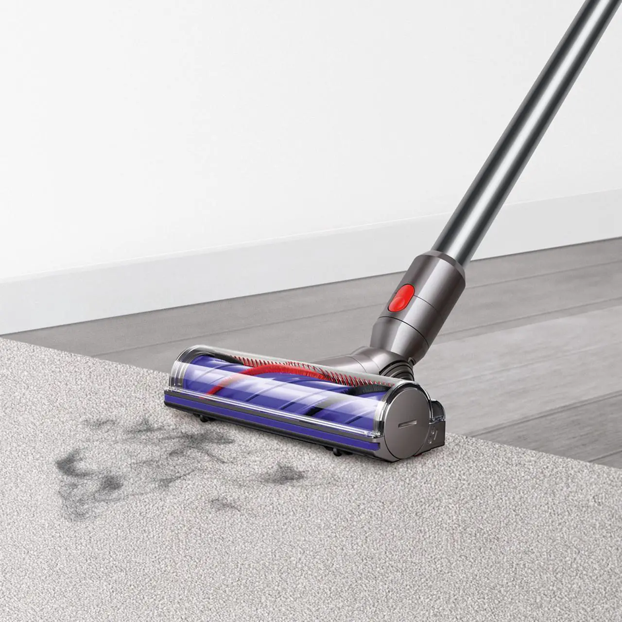 Alt view image 7 of 7 - Dyson V8 Animal Extra Cordless Vacuum | Silver/Purple