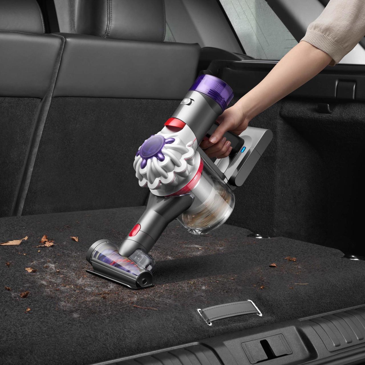 Alt view image 4 of 6 - Dyson V8 Fluffy Cordless Vacuum | Red