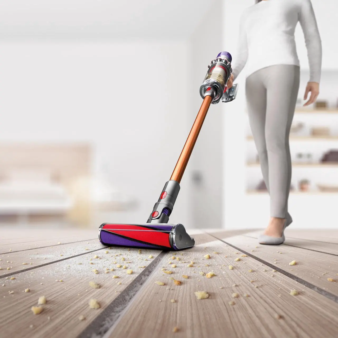 Alt view image 2 of 18 - Dyson V10 Absolute Cordless Vacuum | Copper | New