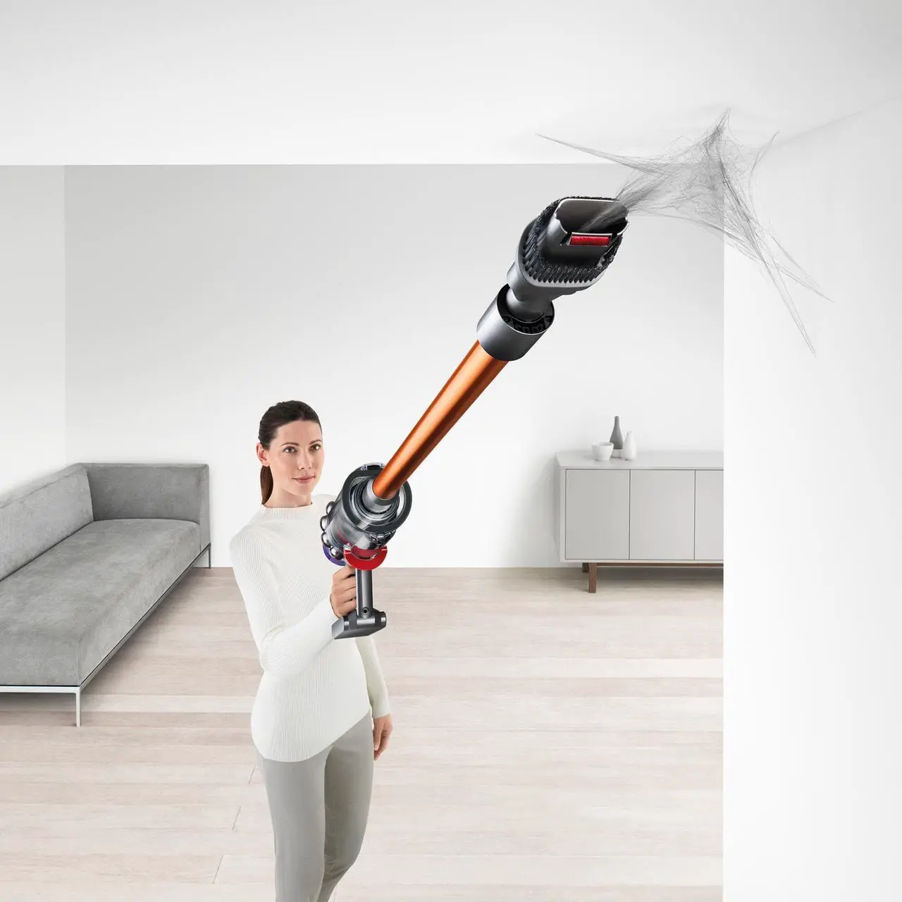Alt view image 5 of 18 - Dyson V10 Absolute Cordless Vacuum | Copper | New