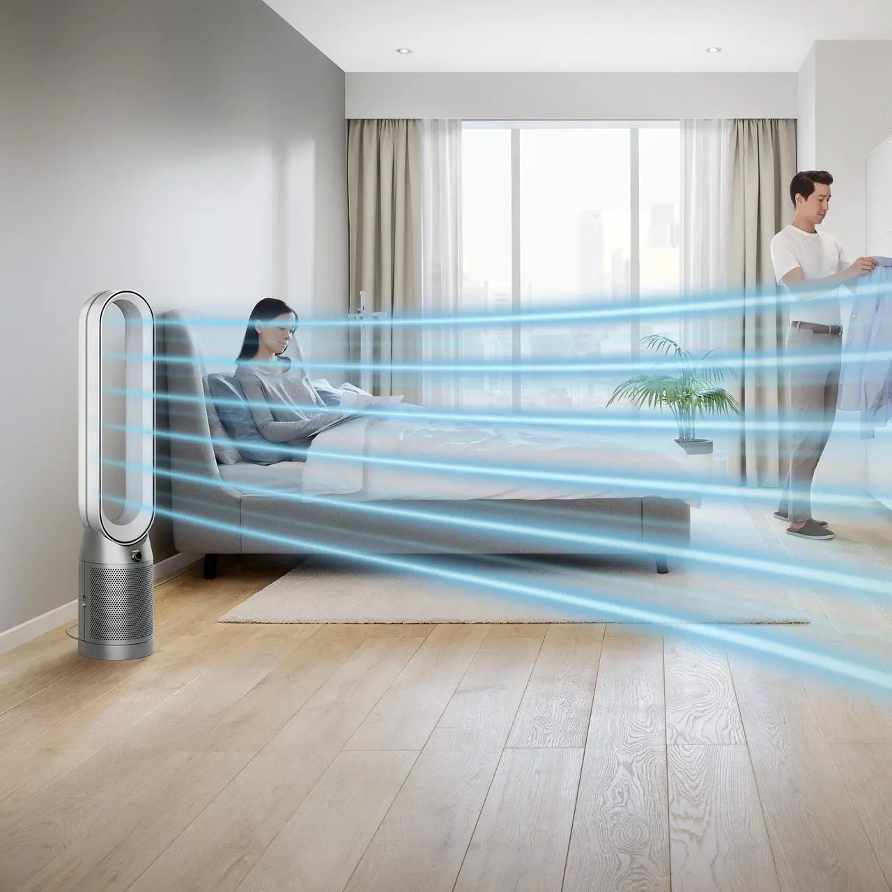 Alt view image 4 of 7 - Dyson Purifier Cool Autoreact TP7A | White