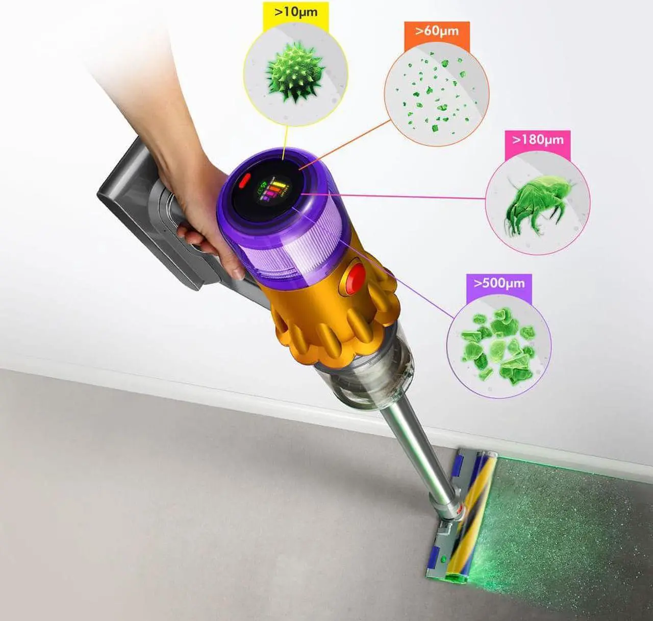 Alt view image 4 of 7 - Dyson V12 Detect Slim Cordless Vacuum Cleaner | Nickel