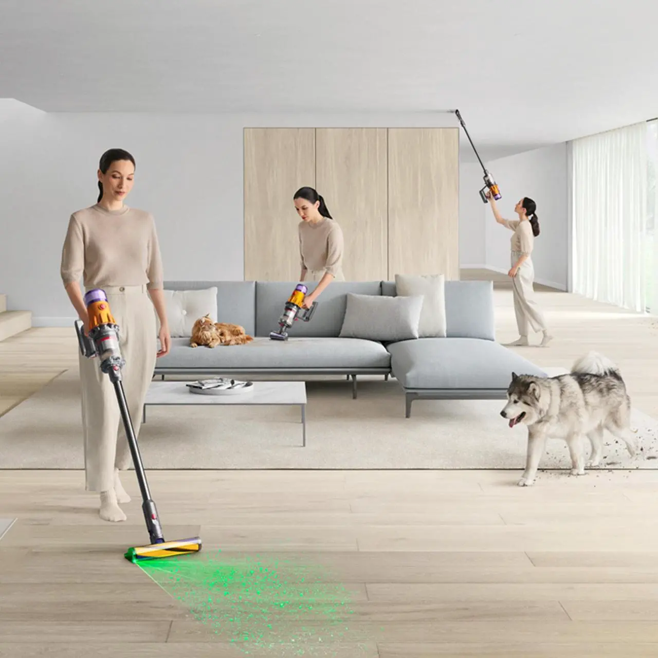 Alt view image 3 of 7 - Dyson V12 Detect Slim Cordless Vacuum Cleaner | Nickel