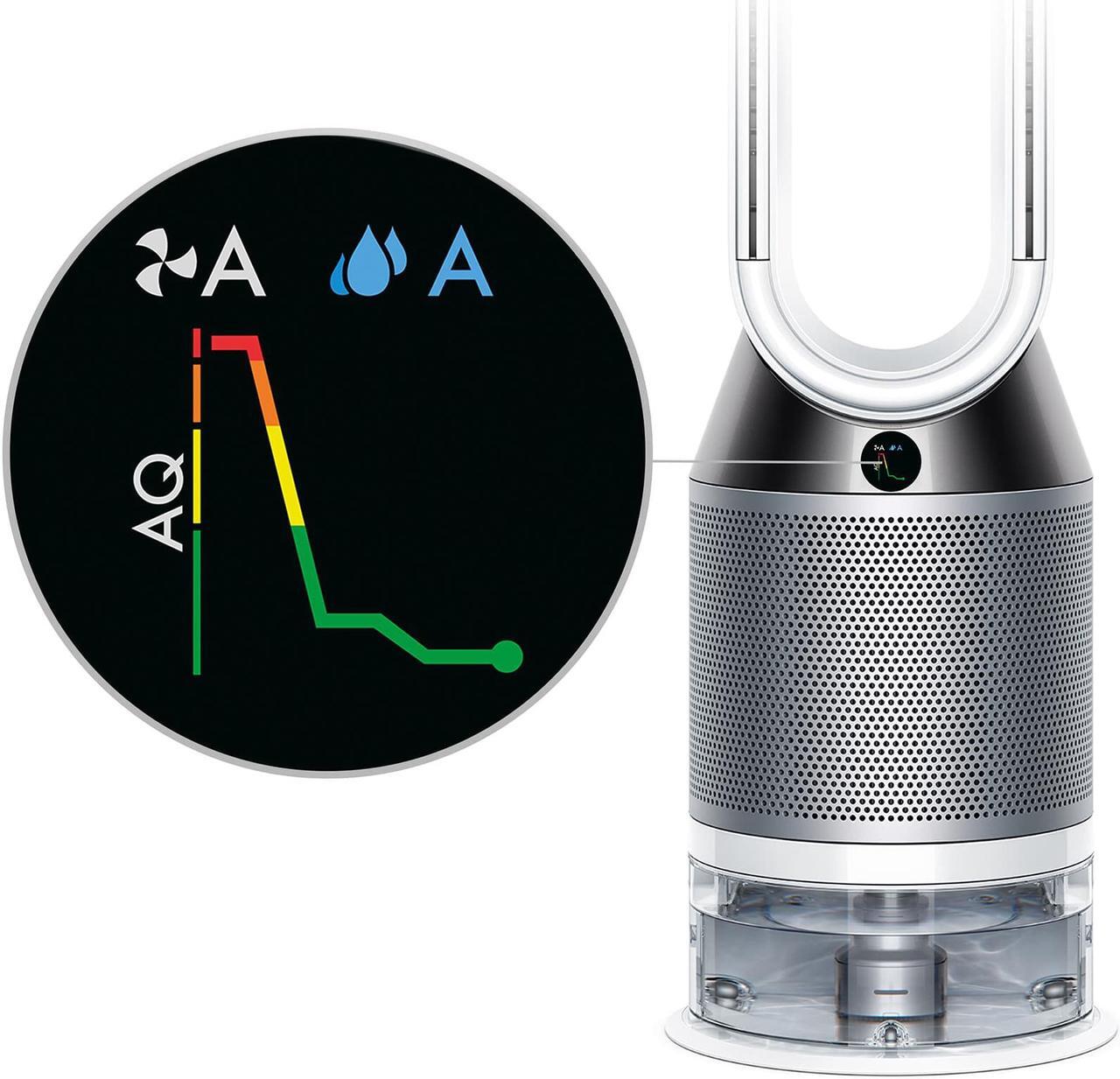 Alt view image 3 of 7 - Dyson Pure Humidify+Cool Purifying Humidifying Fan PH01 | White