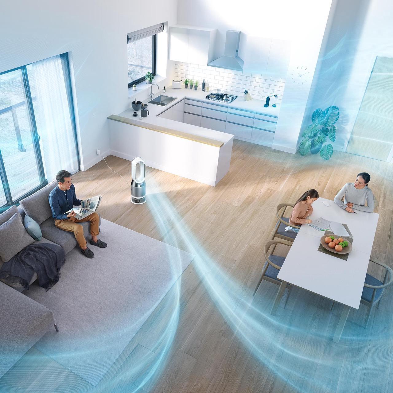 Alt view image 5 of 7 - Dyson Pure Humidify+Cool Purifying Humidifying Fan PH01 | White