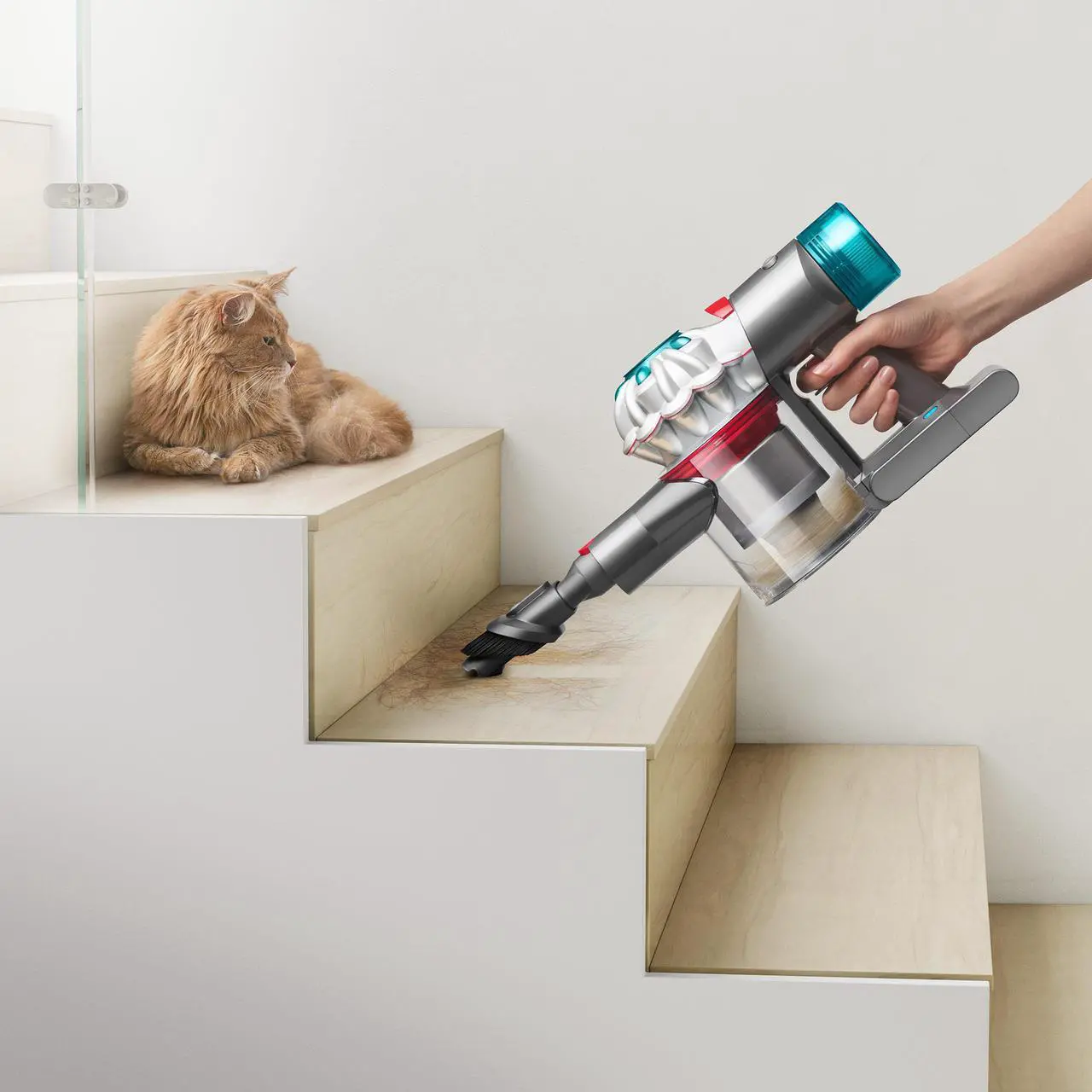 Alt view image 6 of 7 - Dyson V8 Absolute Cordless Vacuum | Silver/Nickel