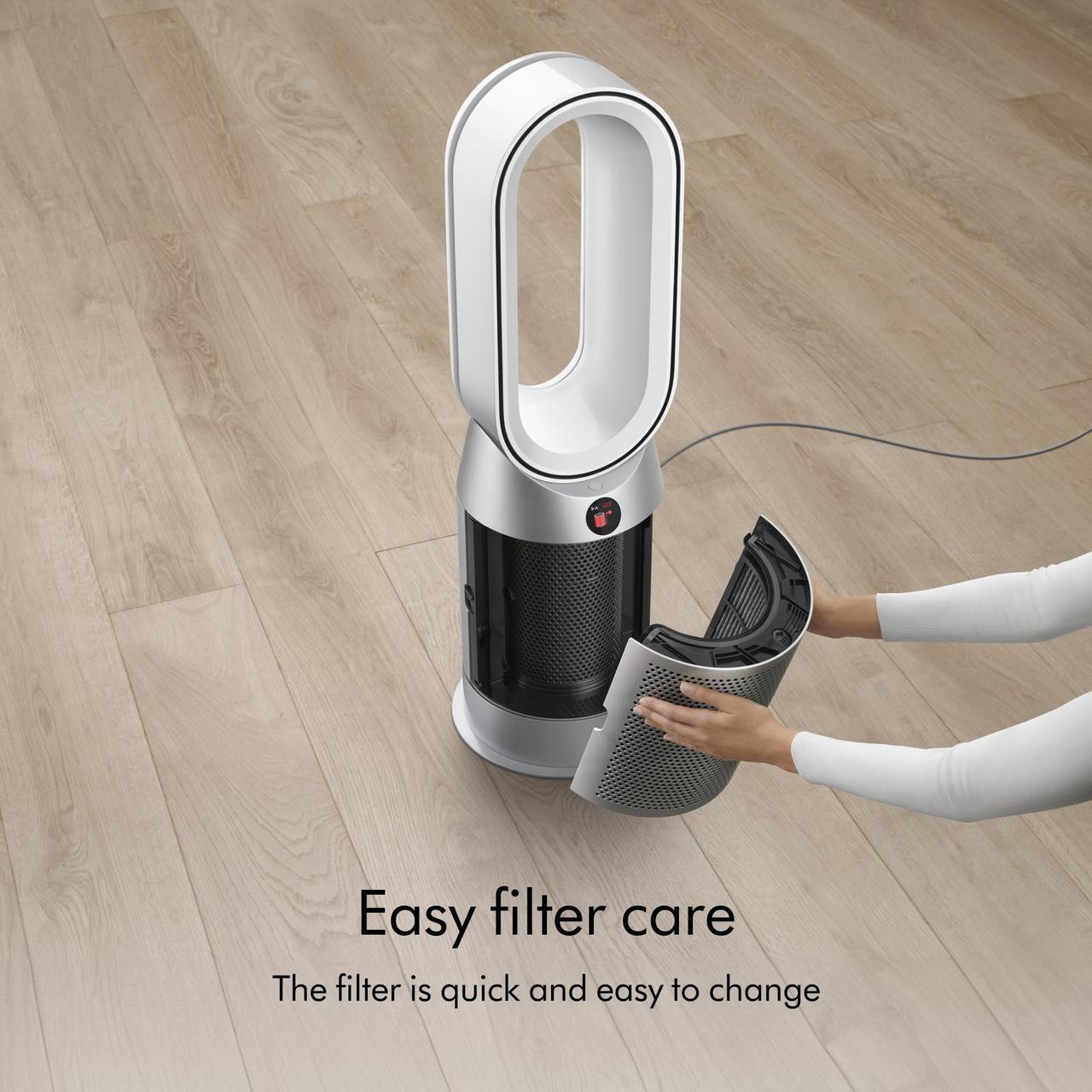 Alt view image 6 of 7 - Dyson Purifier Hot + Cool Fan HP07 | Black/Nickel
