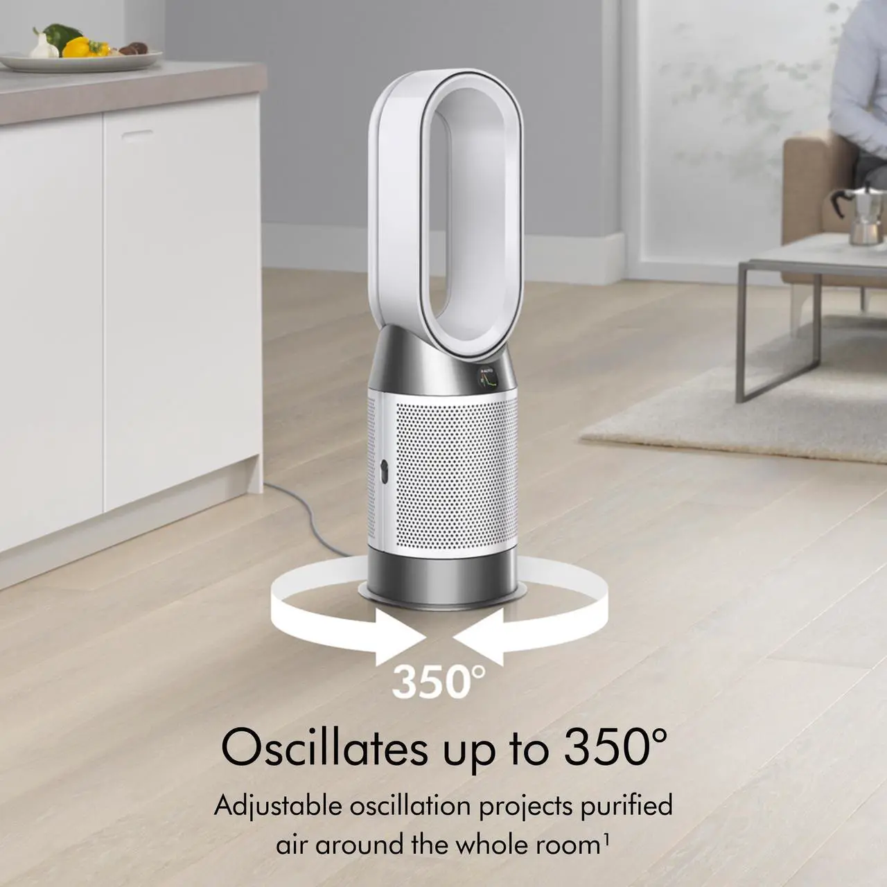 Alt view image 6 of 7 - Dyson Purifier Hot+Cool Gen1 HP10 | White/White