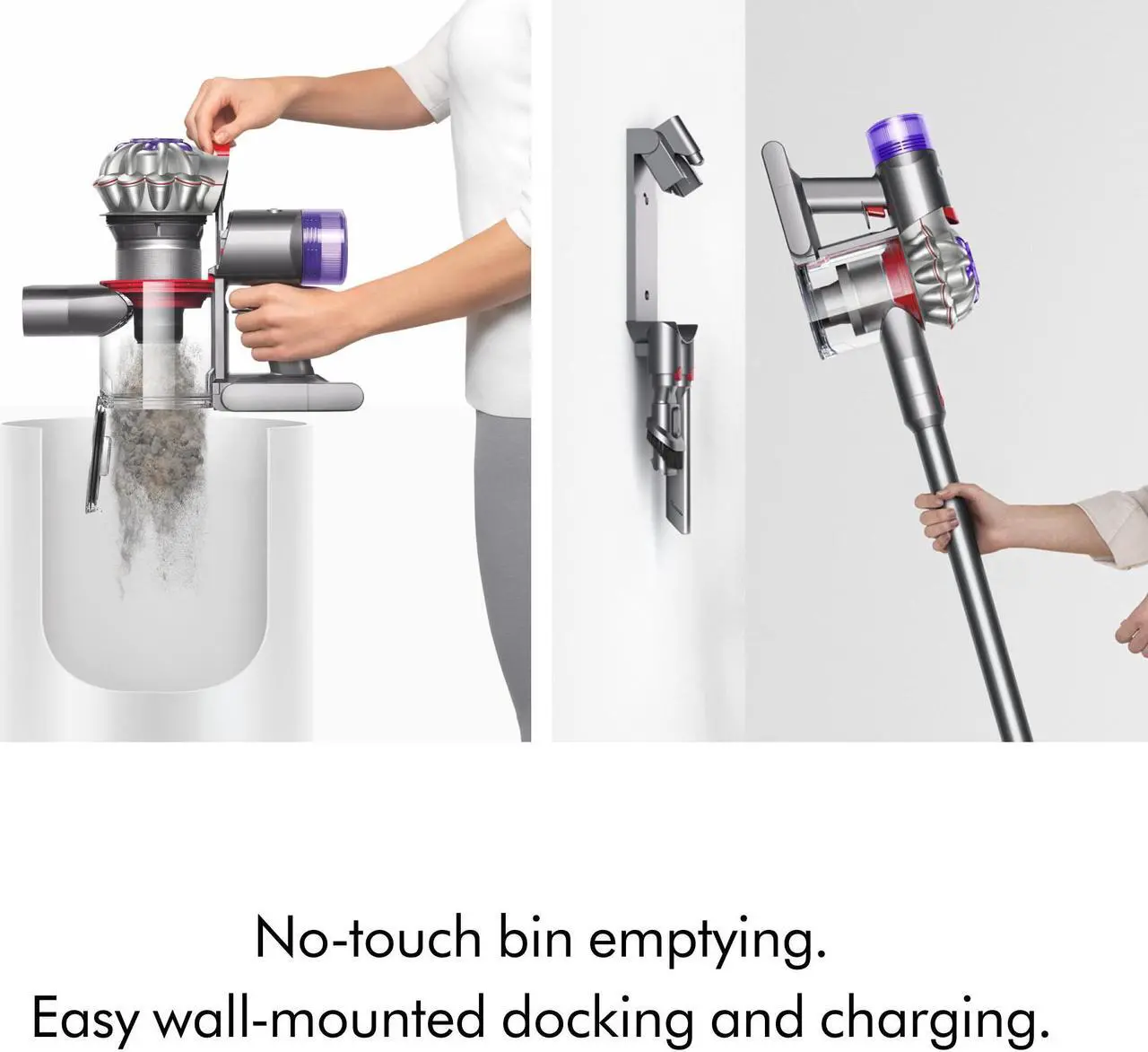 Alt view image 7 of 7 - Dyson V8 Cordless Vacuum | Silver