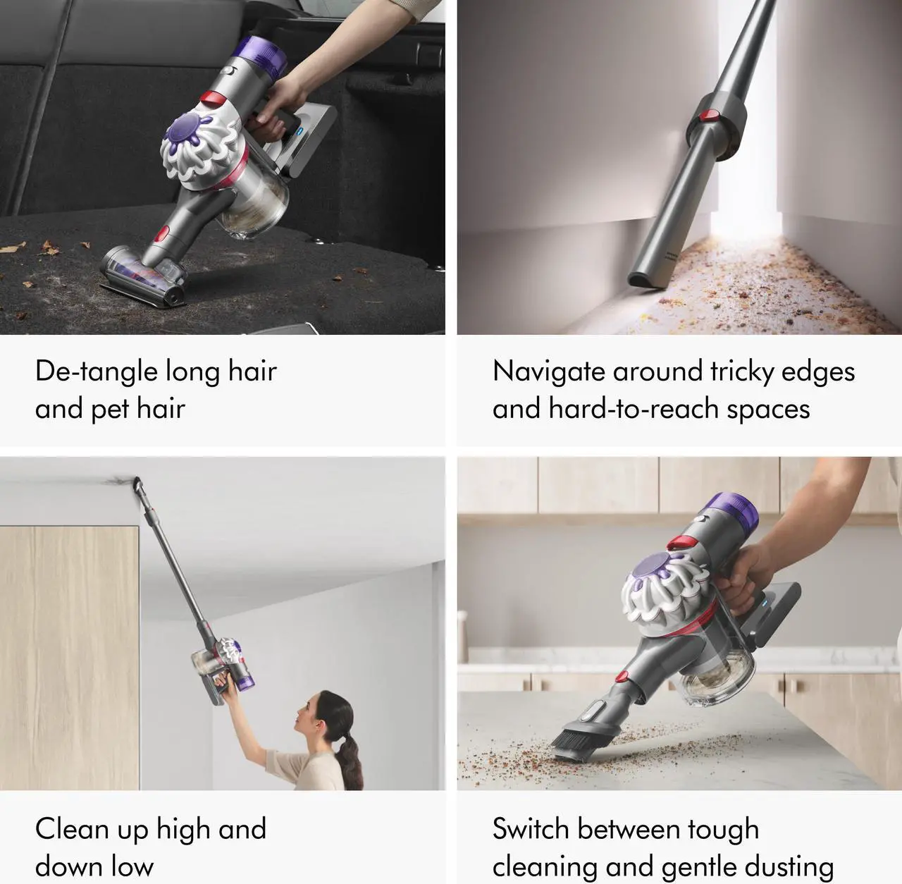 Alt view image 6 of 7 - Dyson V8 Cordless Vacuum | Silver