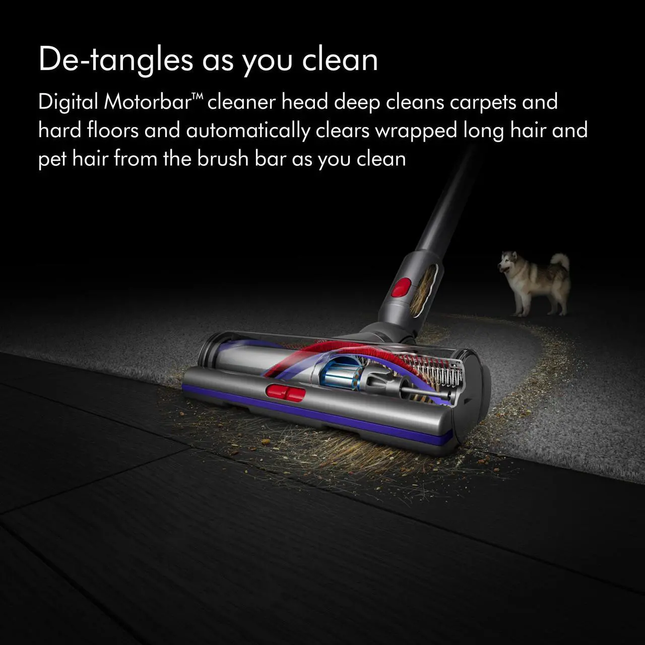 Alt view image 4 of 7 - Dyson V15 Detect Total Clean Extra | Yellow/Nickel