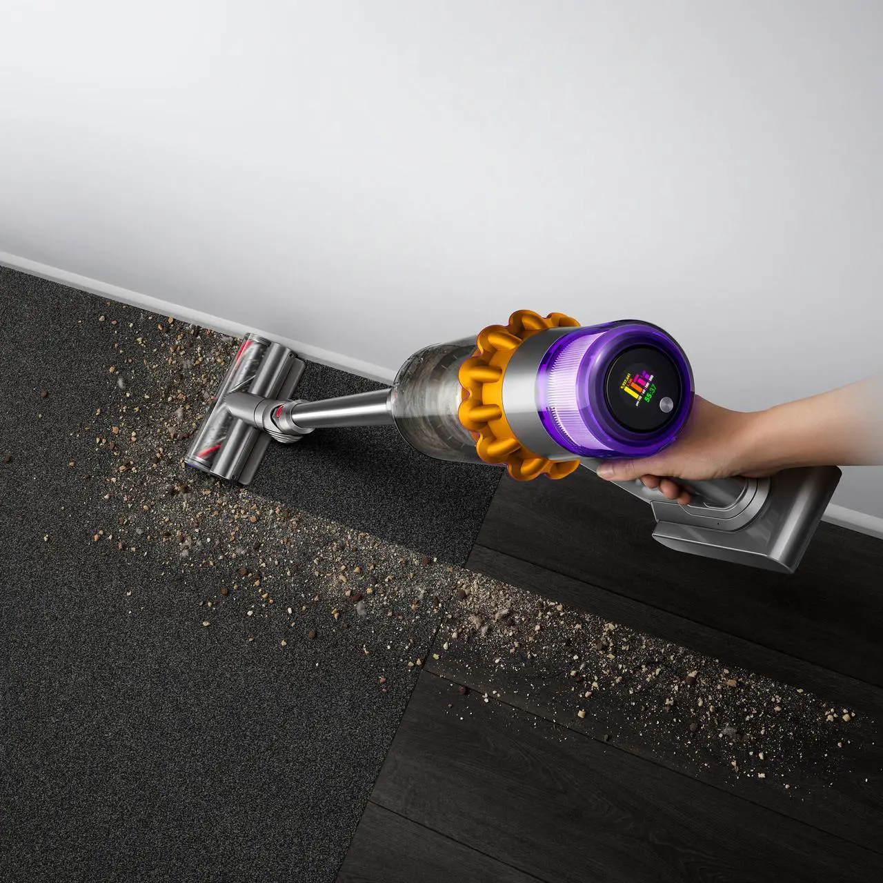 Alt view image 6 of 7 - Dyson V15 Detect Total Clean Extra | Yellow/Nickel