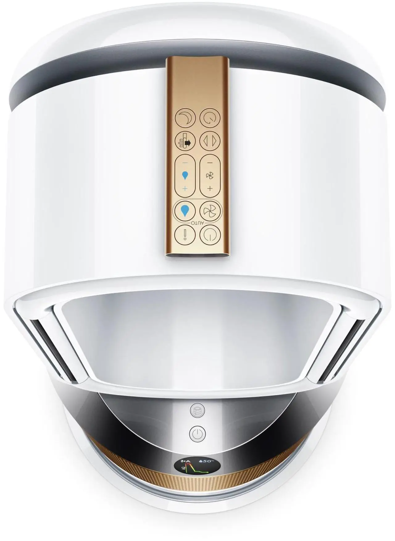 Alt view image 3 of 7 - Dyson PH02 Pure Humidify + Cool Cryptomic | White/Light Gold