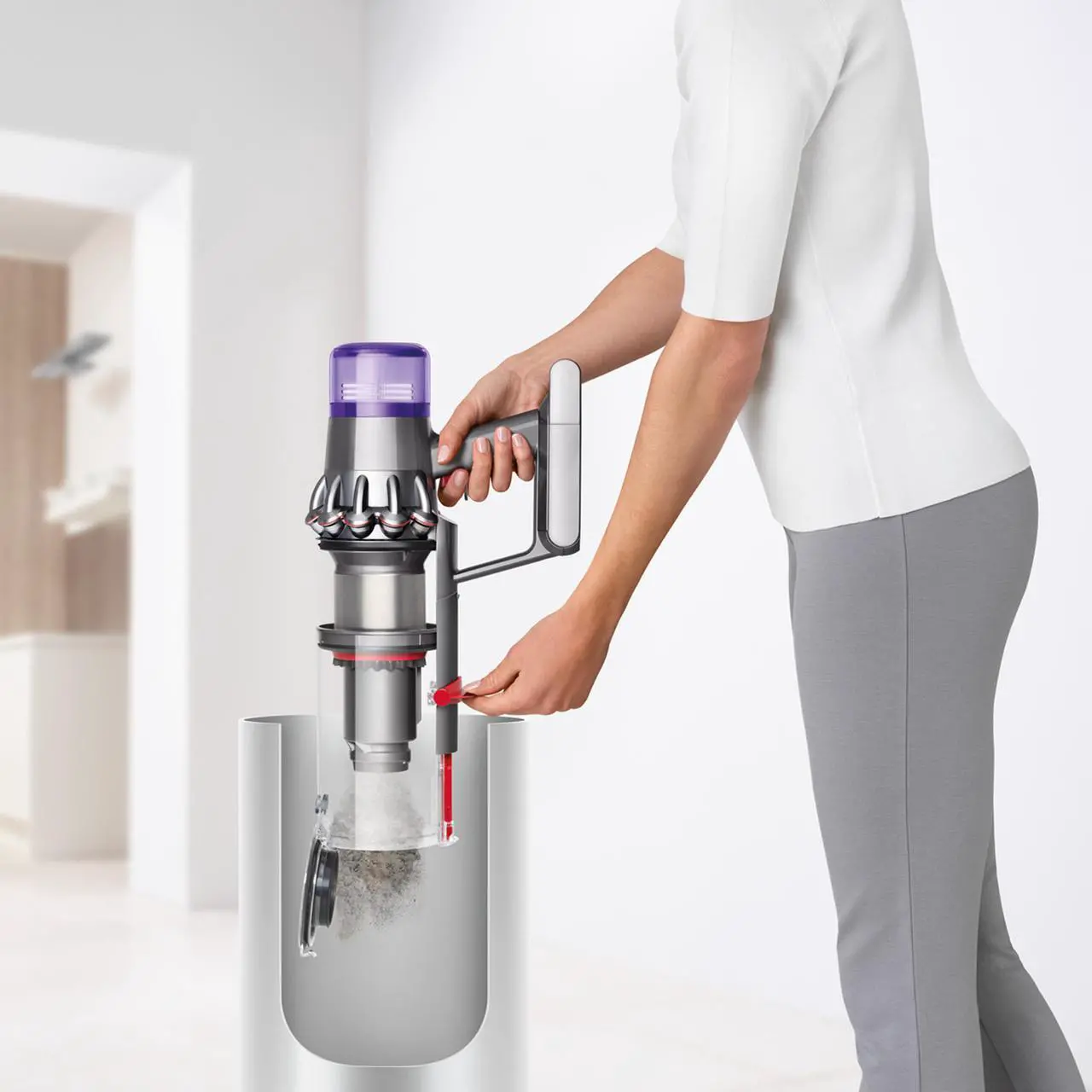 Alt view image 4 of 7 - Dyson V11 Animal + Cordless Vacuum | Red