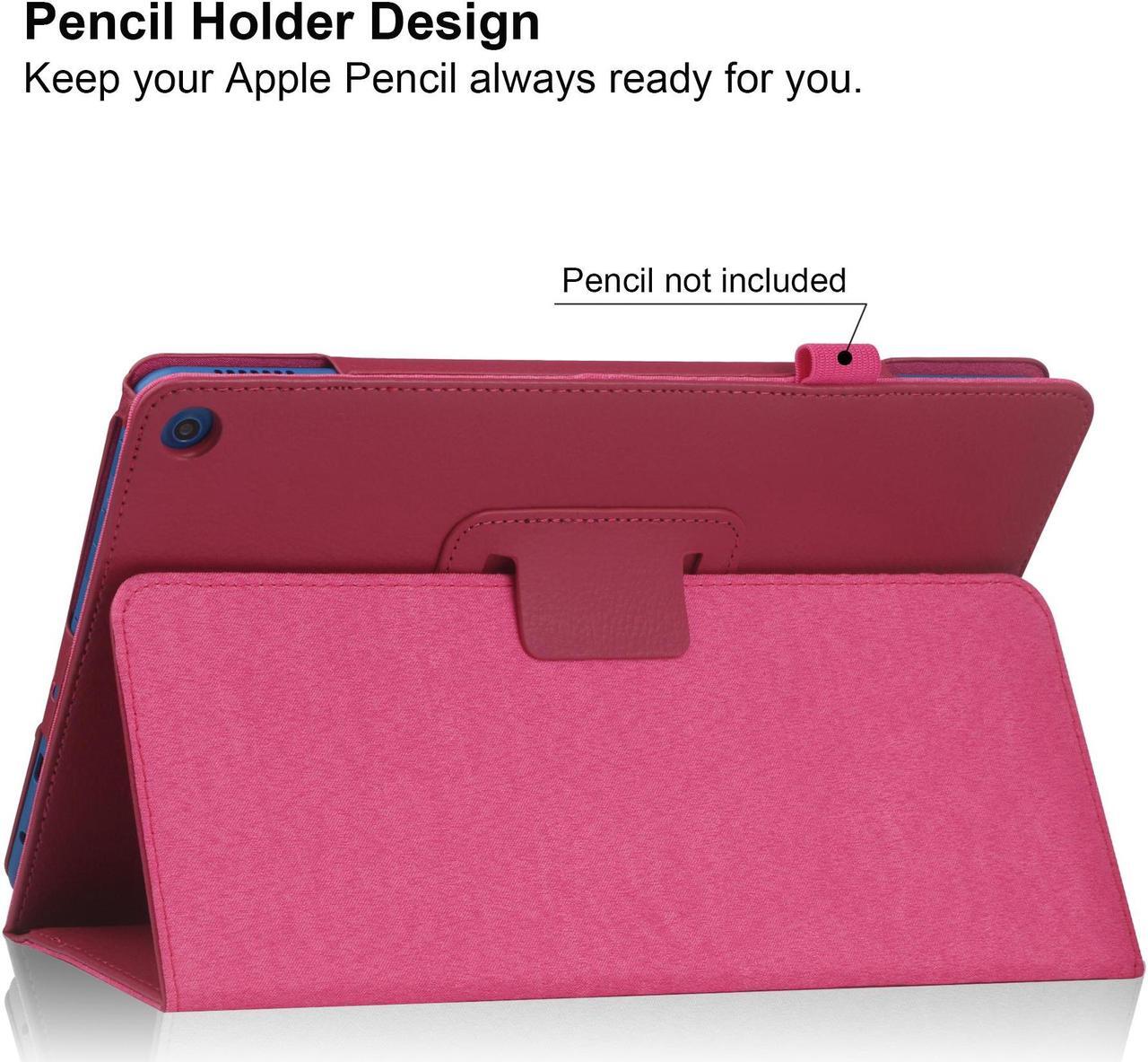 Alt view image 6 of 7 - Galaxy Tab A9 (SM-X110/ SM-X115/ SM-X117) Case with 2PCS Tempered Glass Screen Protector for Samsung Galaxy Tab A9 Tablet 8.7 inch - Magnetic Closure Protective Folio Cover with Auto Sleep Wake (Pink)