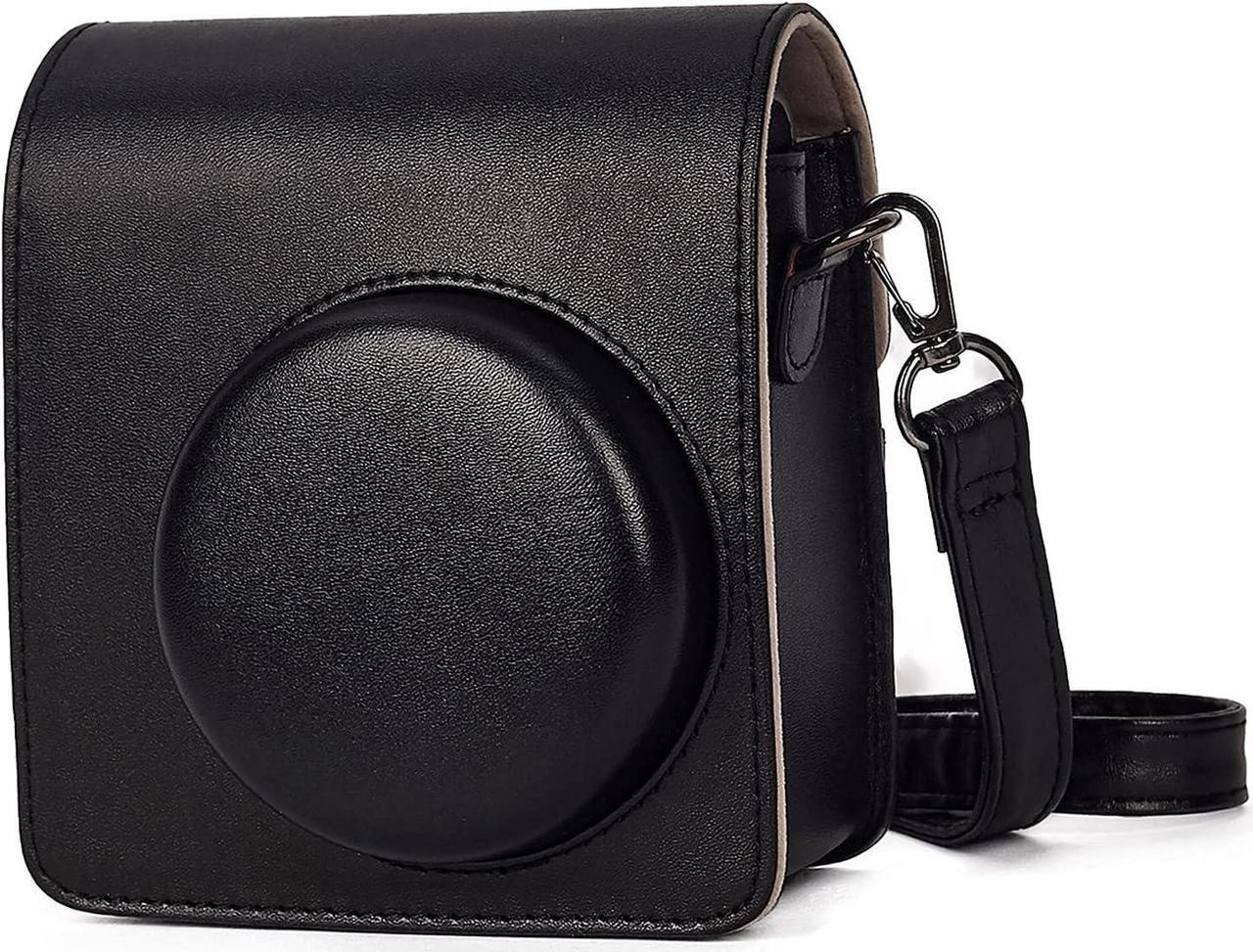Main image of anicestore Fujifilm Instax Mini 40 Instant Film Camera Case with Adjustable Shoulder Straps - Protective Carrying Bag PU Leather Accessories Cover for Fujifilm Instax Mini 40 Camera (Black)