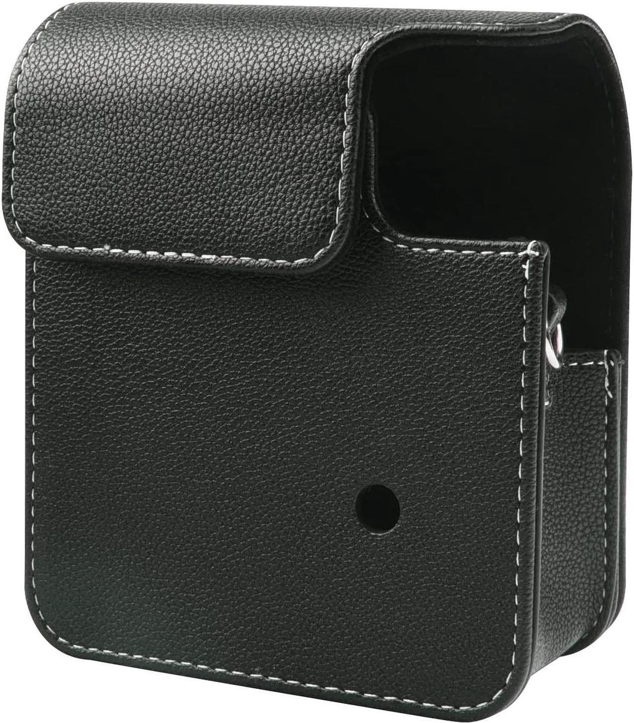 Alt view image 7 of 7 - anicestore Fujifilm Instax Mini 40 Instant Film Camera Case with Adjustable Shoulder Straps - Protective Carrying Bag PU Leather Accessories Cover for Fujifilm Instax Mini 40 Camera (Black)