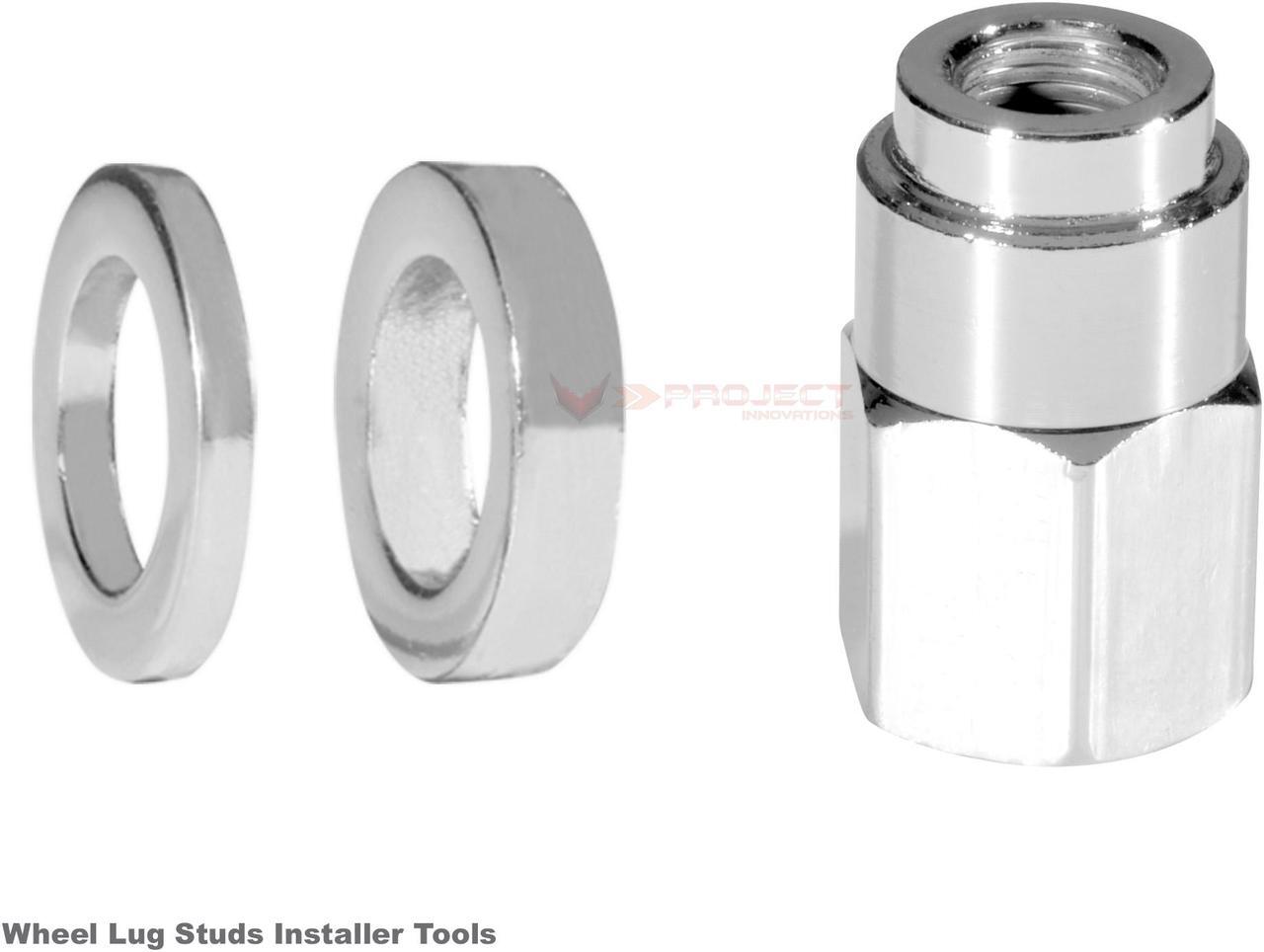 Alt view image 2 of 5 - Wheel Studs Installer Tools Nut Kit For Ford Courier m1/2 x 20, half-20 Year 1972-1982 V-Project