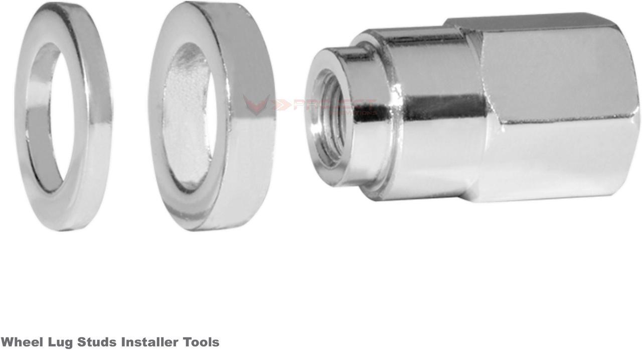 Main image of Wheel Studs Installer Tools Nut Kit For Ford Courier m1/2 x 20, half-20 Year 1972-1982 V-Project
