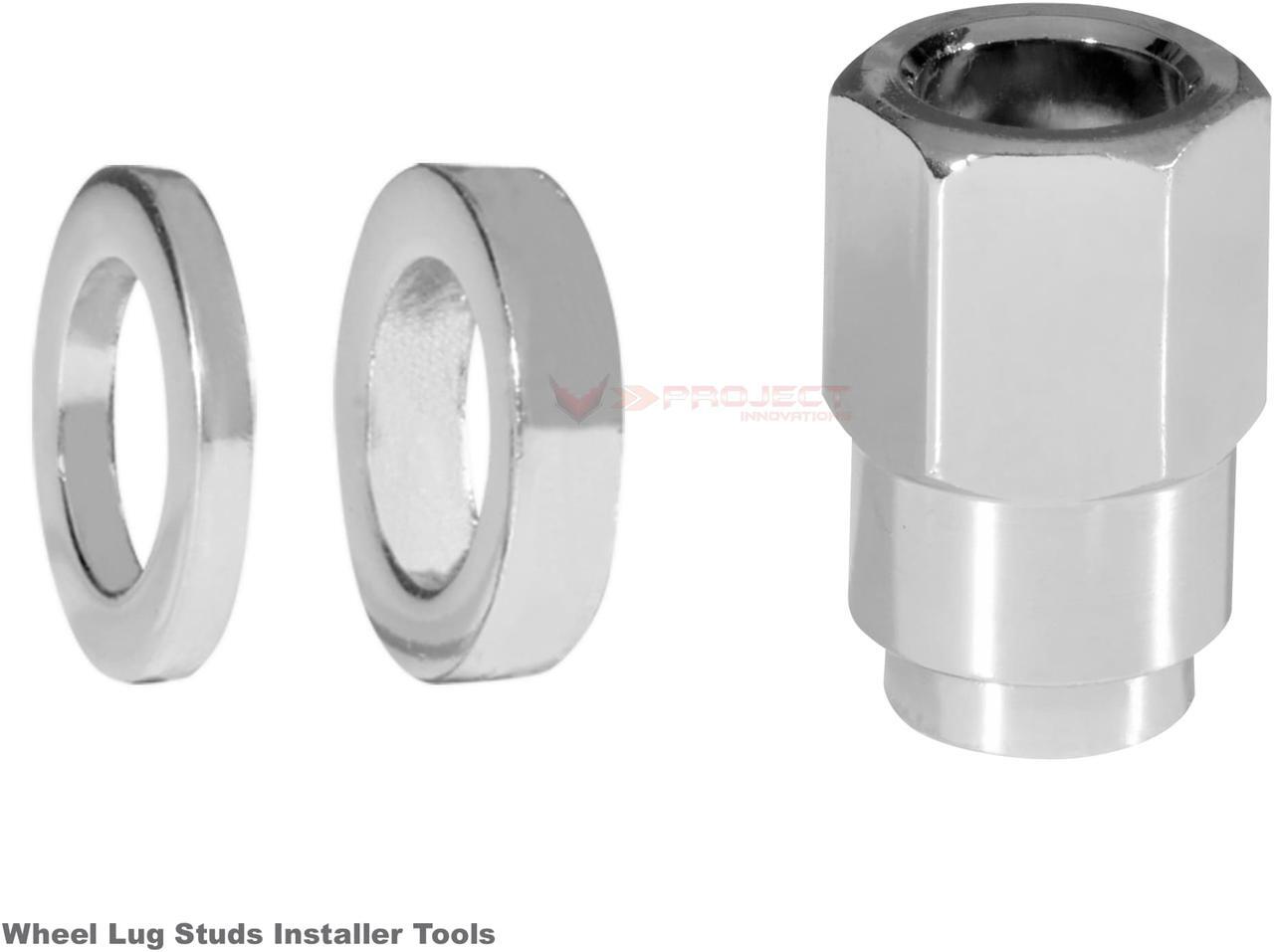 Alt view image 3 of 5 - Wheel Studs Installer Tools Nut Kit For Ford Courier m1/2 x 20, half-20 Year 1972-1982 V-Project