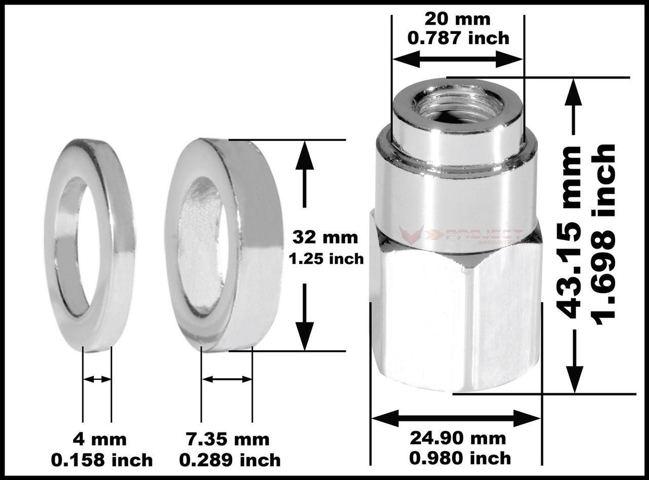 Alt view image 5 of 5 - Wheel Studs Installer Tools Nut Kit For Ford Courier m1/2 x 20, half-20 Year 1972-1982 V-Project