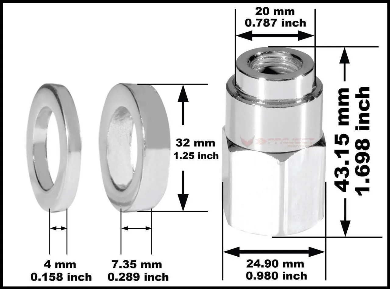 Alt view image 4 of 5 - Wheel Studs Installer Tools Nut Kit Fits Lexus ISF Year 2008-2014 m12x1.5