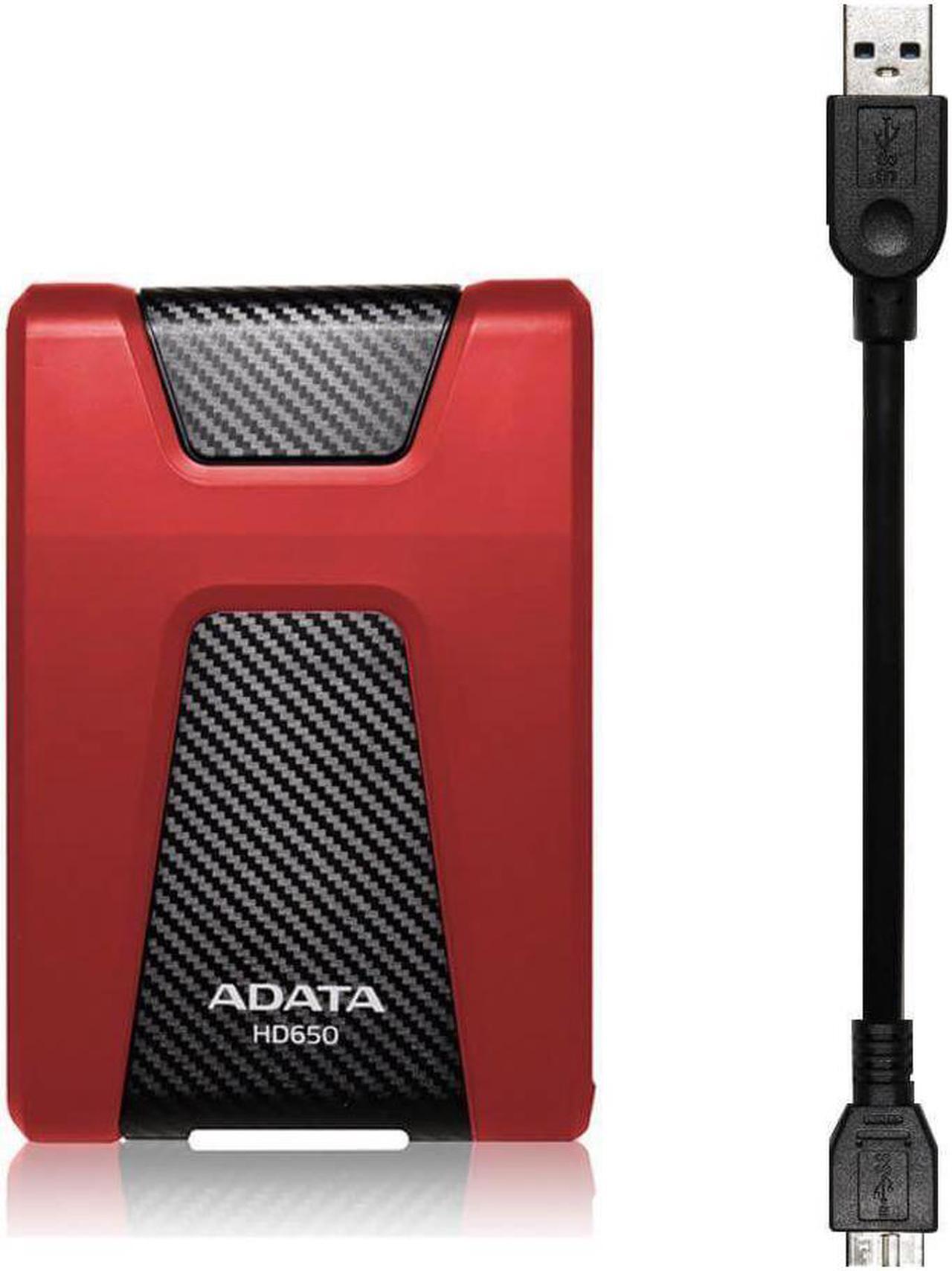 Alt view image 11 of 14 - ADATA Durable Series HD650: 2TB Black External USB 3.1 Portable Hard Drive Gaming Console Compatible