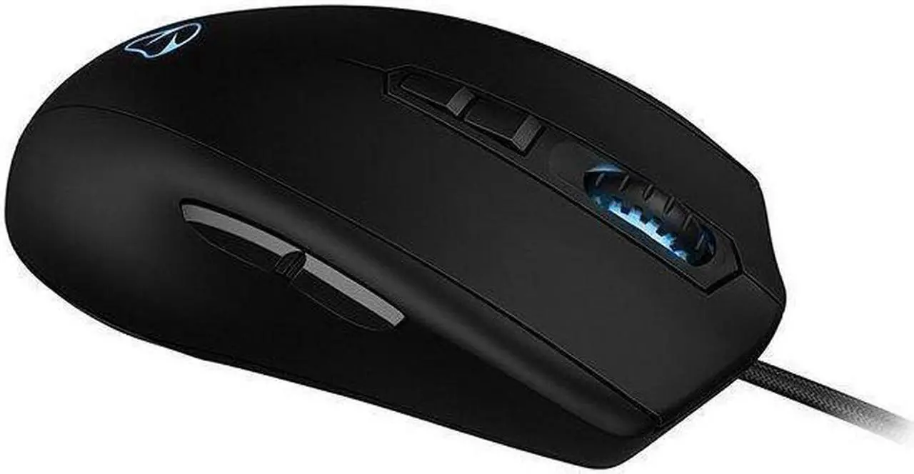 Alt view image 6 of 19 - Mionix Avior 7000 AVIOR-7000 Black 9 Buttons 1 x Wheel USB 2.0 Wired ADNS-3310 Gaming Grade IR-LED Optical Ambidextrous Gaming Mouse