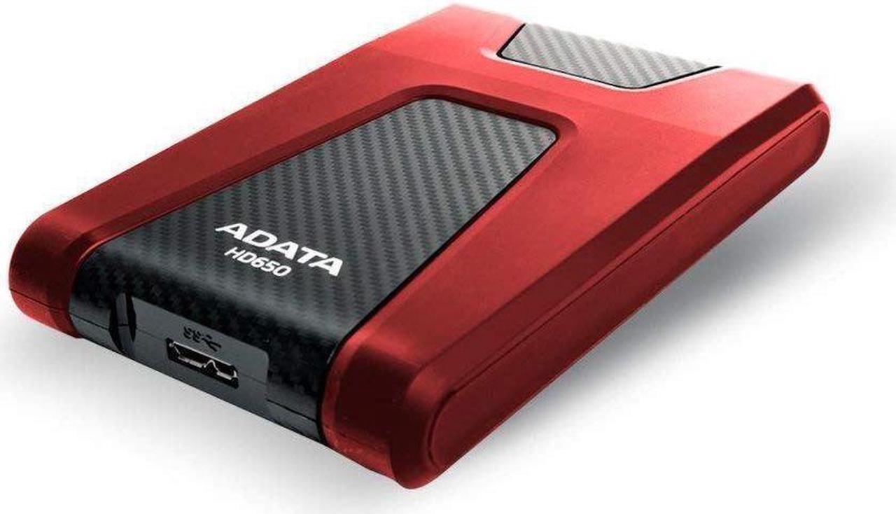 Alt view image 7 of 14 - ADATA Durable Series HD650: 2TB Black External USB 3.1 Portable Hard Drive Gaming Console Compatible