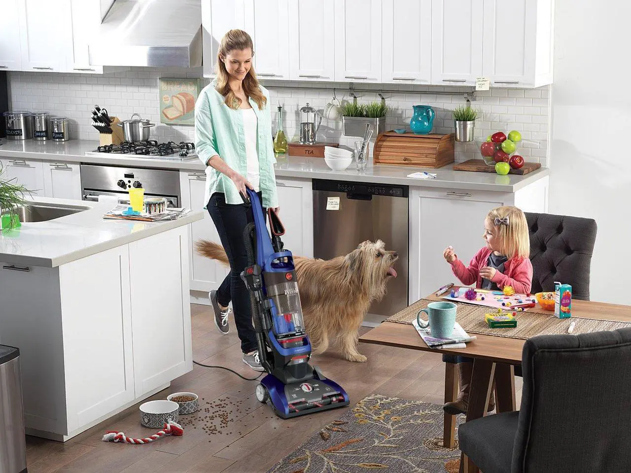 Alt view image 7 of 7 - Hoover Whole House Rewind Bagless Upright Vacuum Cleaner UH71250