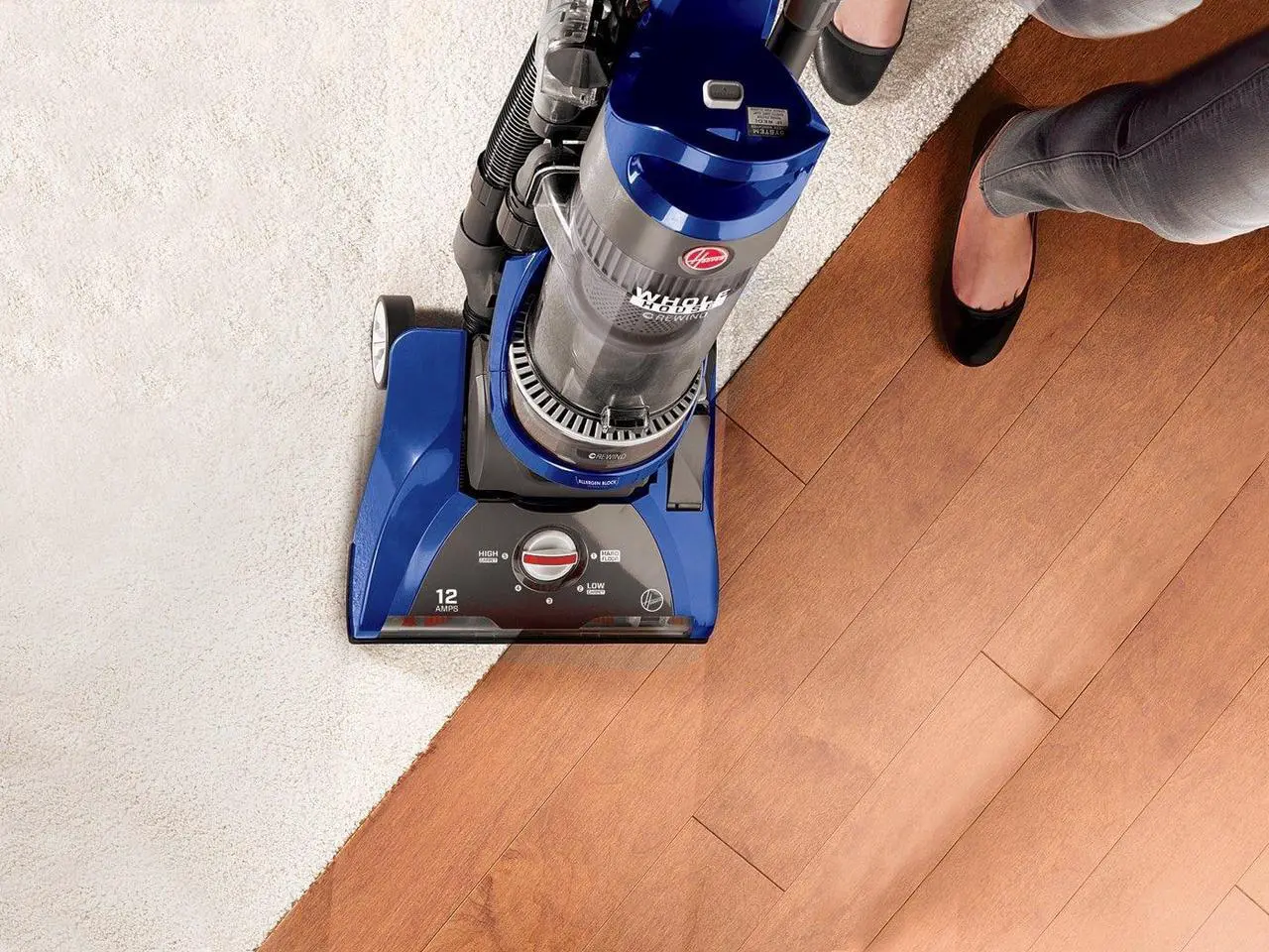 Alt view image 2 of 7 - NEW HOOVER Whole House Rewind Bagless Upright Vacuum Cleaner, UH71250V, Bagless