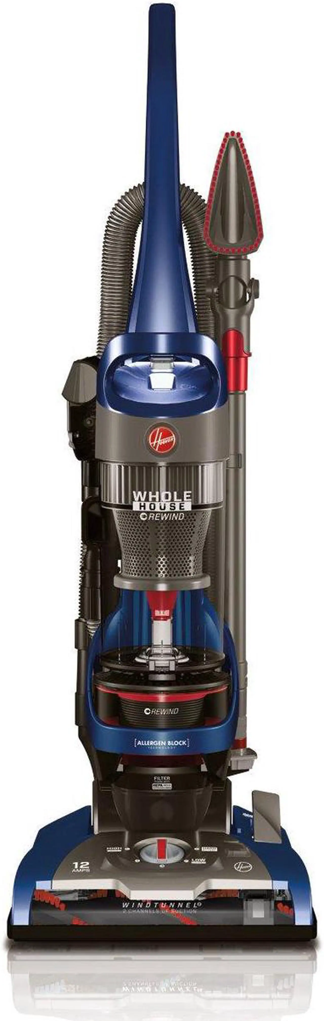 Main image of NEW HOOVER Whole House Rewind Bagless Upright Vacuum Cleaner, UH71250V, Bagless