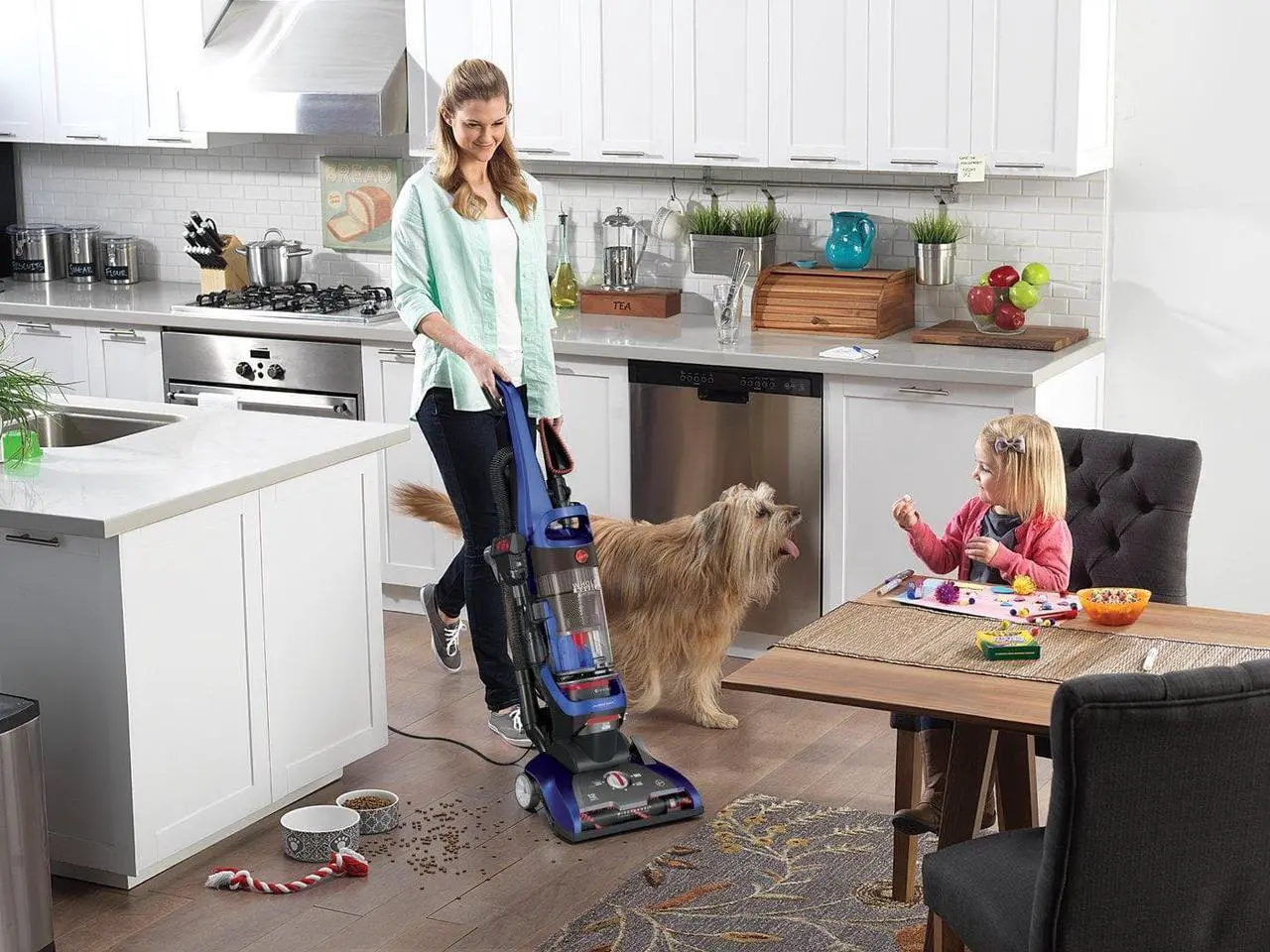 Alt view image 3 of 7 - NEW HOOVER Whole House Rewind Bagless Upright Vacuum Cleaner, UH71250V, Bagless