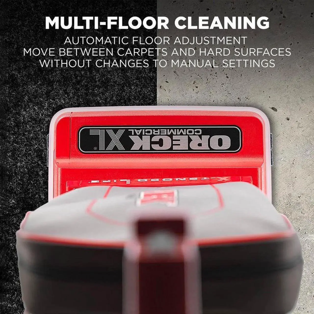 Alt view image 15 of 16 - U2000RB-1 Upright Vacuum 12" Cleaning Path Red/Gray U2000RB1