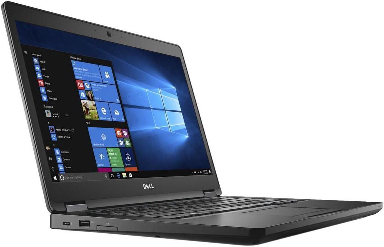 DELL Laptop Latitude Intel Core i7-7820HQ 8GB Memory 500GB HDD Intel HD Graphics 630 14.0" Windows 10 Pro 64-Bit 5480 (6VKFD)