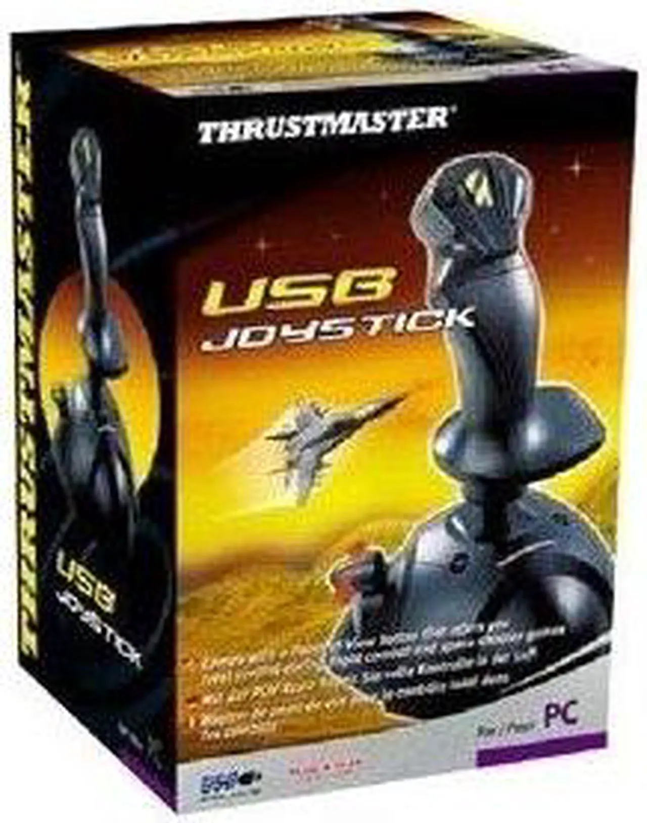 Alt view image 4 of 5 - Thrustmaster USB Joystick for PC, VR