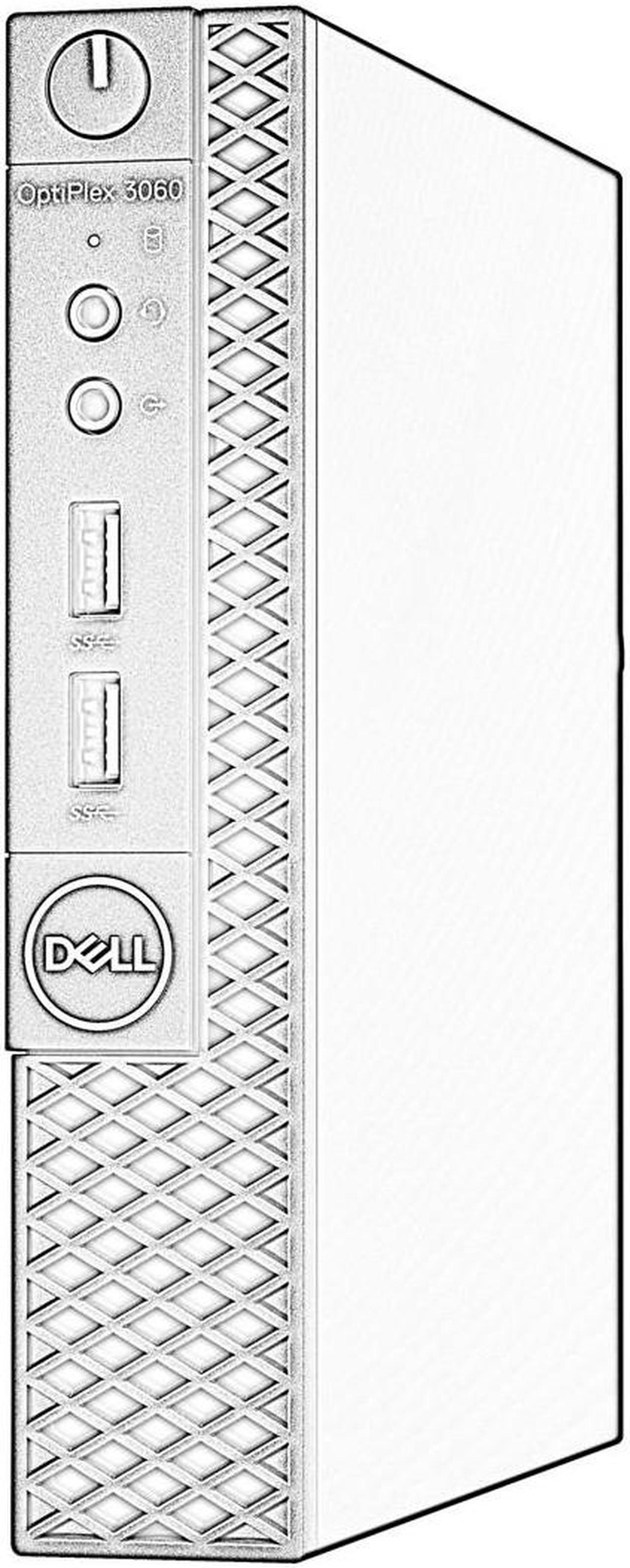 Alt view image 9 of 17 - DELL Desktop Computer OptiPlex 3060 (XKF5K) Intel Core i5-8500T 8GB DDR4 256 GB M.2 SATA SSD Intel UHD Graphics 630 Windows 10 Pro