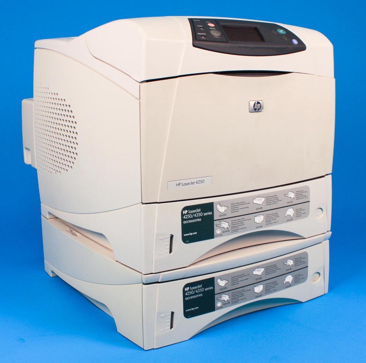 Alt view image 7 of 10 - HP Recertified LaserJet 4350DTN Q5409A Workgroup Monochrome Laser Printer