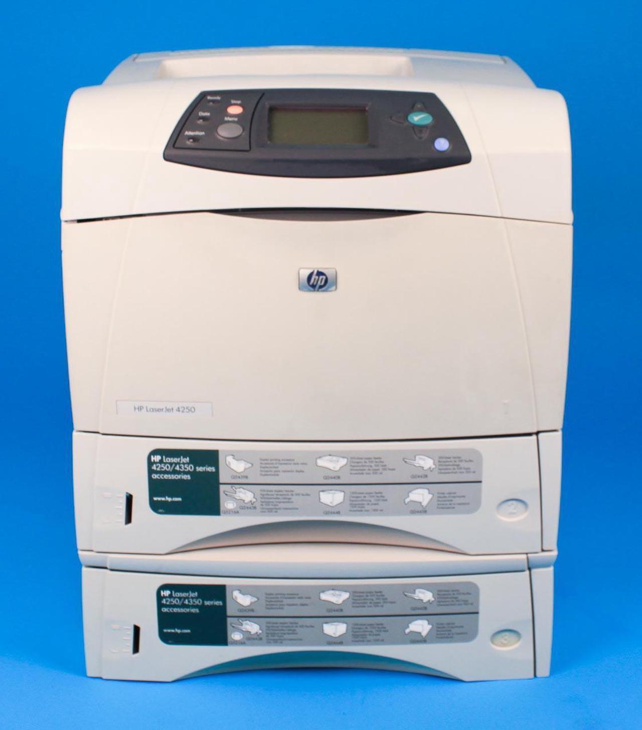 Alt view image 2 of 10 - HP Recertified LaserJet 4350DTN Q5409A Workgroup Monochrome Laser Printer