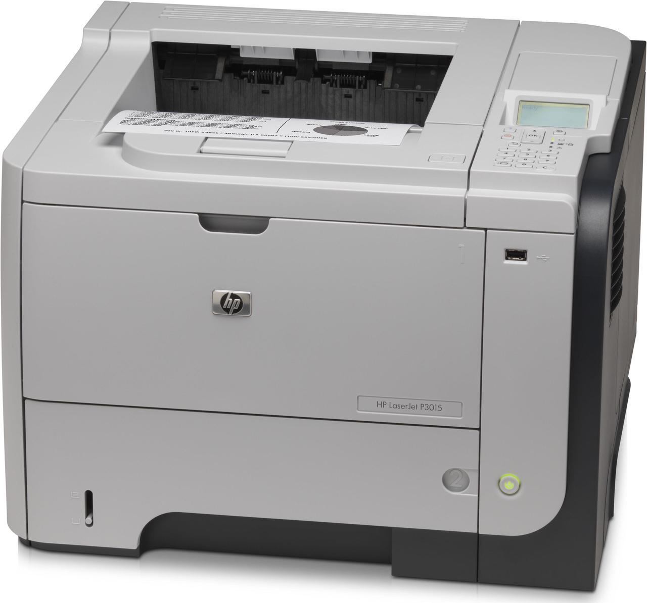 Alt view image 8 of 11 - HP LaserJet P3015N Enterprise Network Monochrome Laser Printer (CE527A)