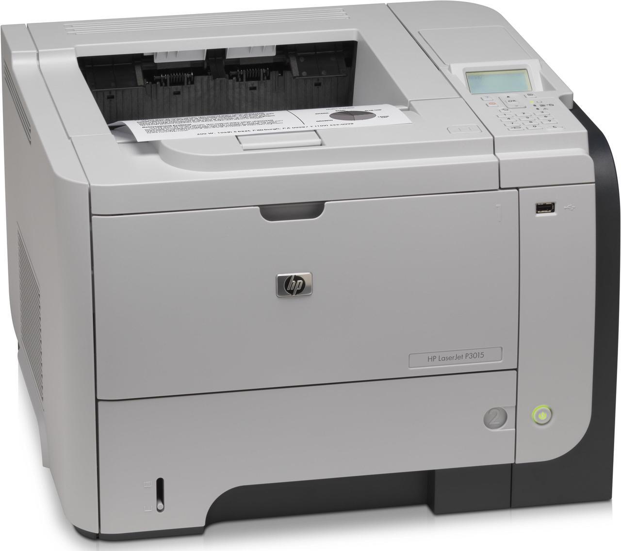 Alt view image 10 of 11 - HP LaserJet P3015N Enterprise Network Monochrome Laser Printer (CE527A)