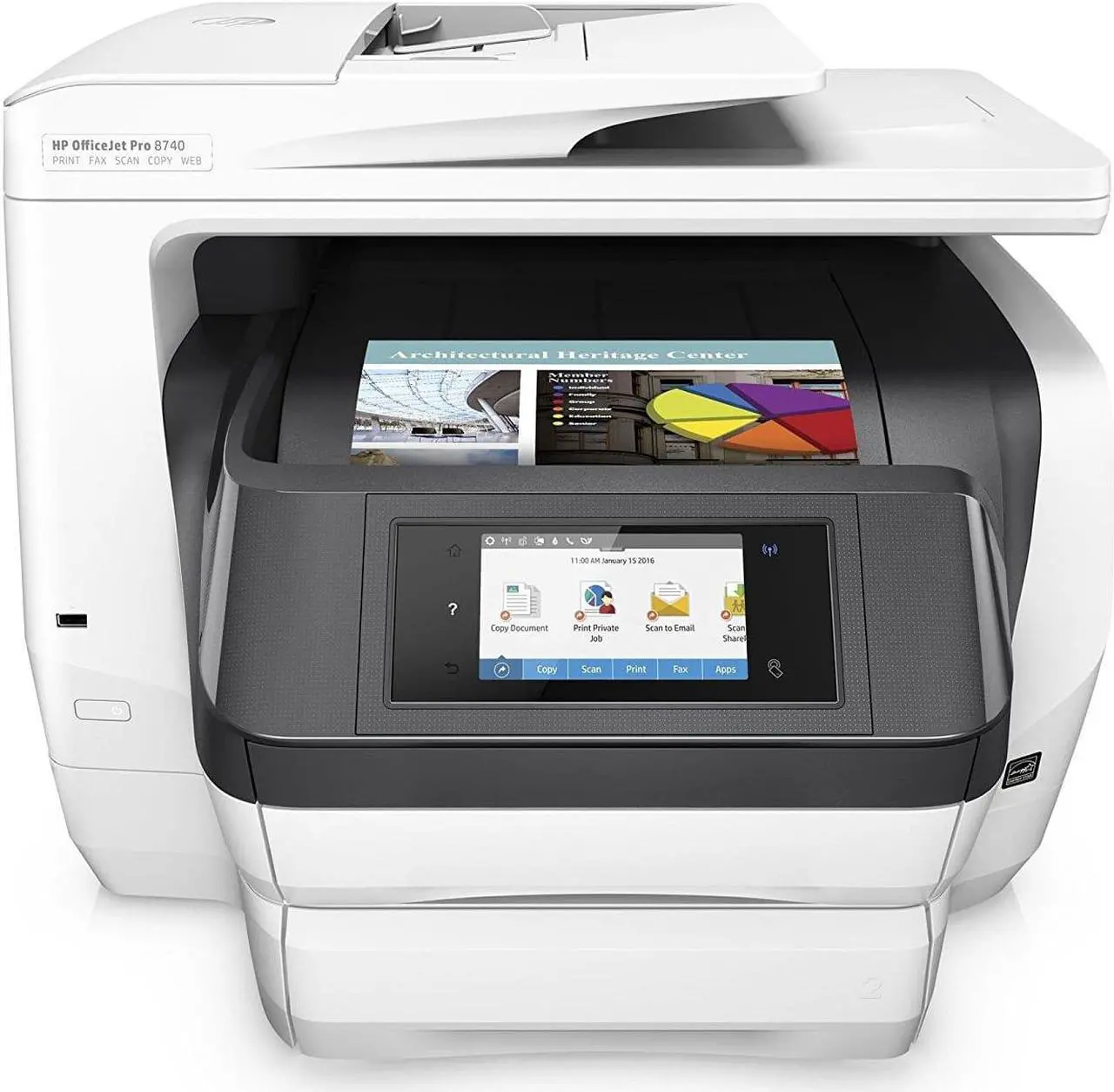 Main image of HP OfficeJet Pro 8740 All-in-One Wireless Printer (K7S42A)