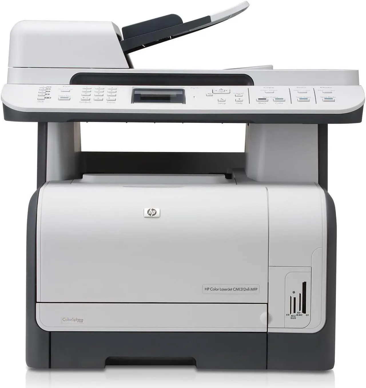 Alt view image 2 of 2 - HP Color LaserJet CM1312NFI MFP Printer (CC431A)