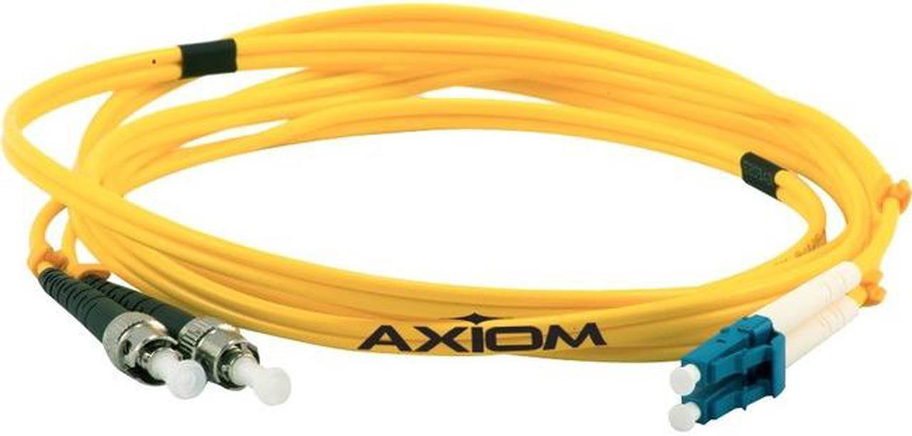 Axiom Lc/St Singlemode Duplex Os2 9/125 Fiber Optic Cable 12M